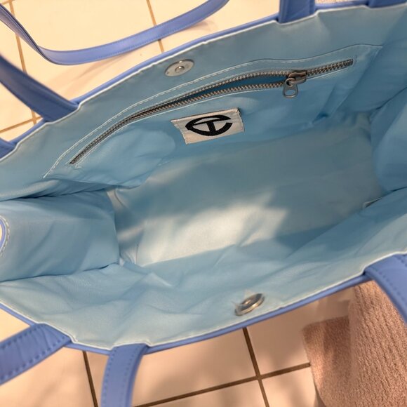 Telfar Medium Shopping Bag Cerulean Blue - Picture 10 of 13